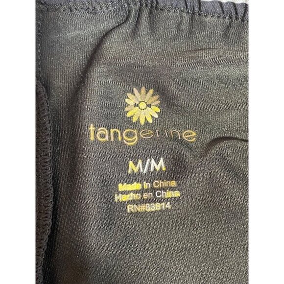 Tangerine Black & White Striped Shorts Elastic Waist Women’s Size Medium NWT - Picture 6 of 11